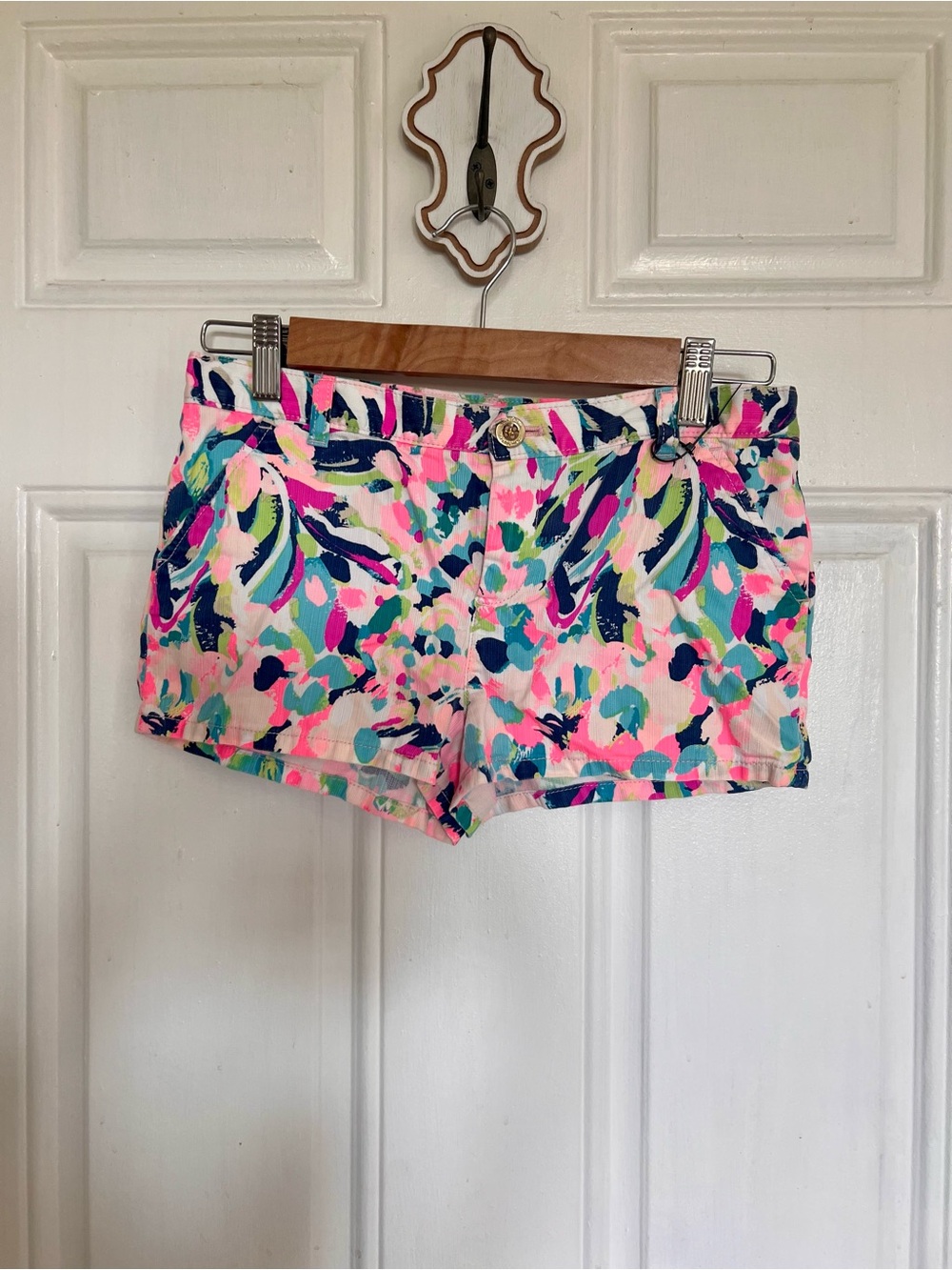 Lilly Pulitzer | Multicolor Printed Cotton Stretch Shorts